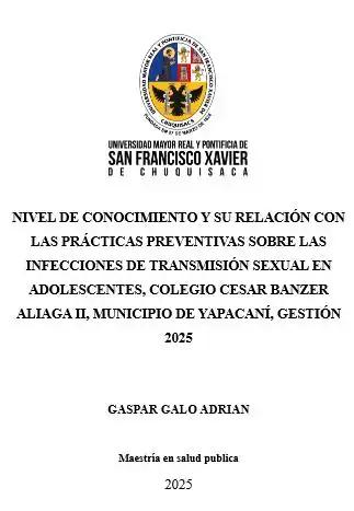NIVEL DE CONOCIMIENTO Y SU RELACIÓN CON LAS PRÁCTICAS PREVENTIVAS SOBRE ...